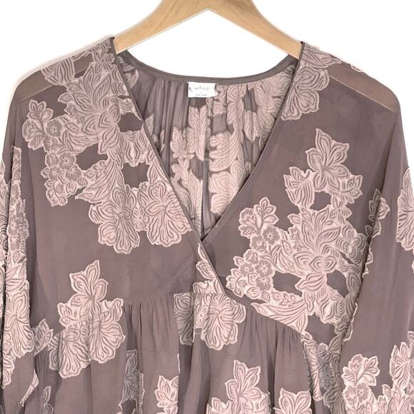 WILFRED x ARTIZIA Women’s Augustine Long Sleeve Babydoll Blouse small - Picture 3 of 6